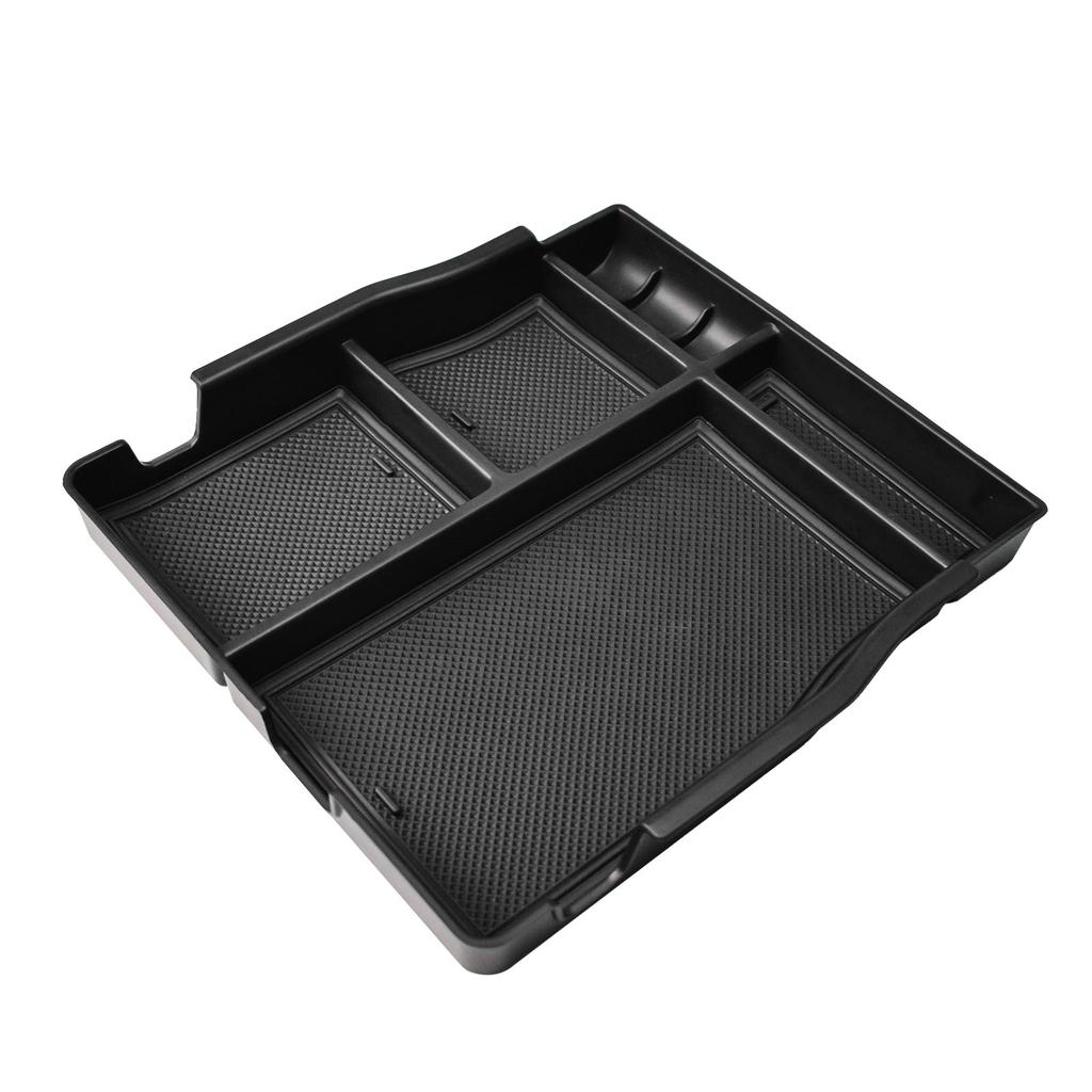 Jump Seat Front Center Console Organizer Ford F150 2015-2024 2025 Armrest Jump Seat Storage Box Tray Interior Car Accessories