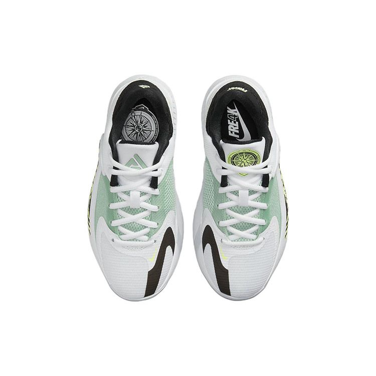 Nike Zoom Freak 4 EP Grecic Coastline Мужские кроссовки Белый Черный Barely-Volt DJ6148-100