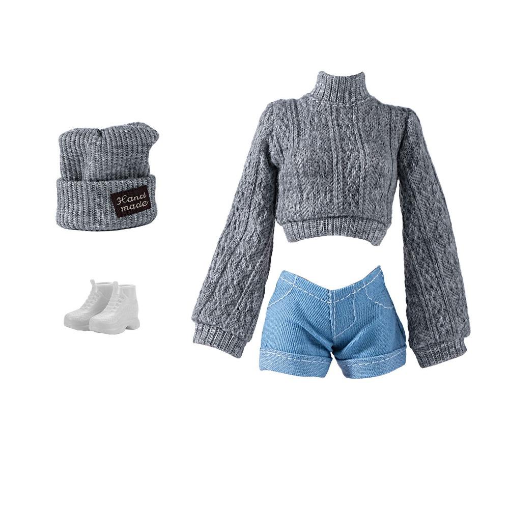 DIY Accessories Doll Knitted Sweaters Pants Dress Up Clothes for 1/6 BJD 28~30cm Dolls 11.5" Dolls