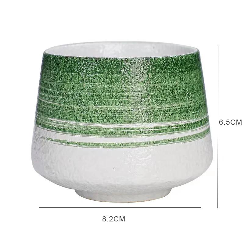 Большая керамическая чашка для чая Фарфоровые чашки для чая Чайная утварь Японский чайный сервиз Кунг-фу Чашка для воды Мастер-чашка Одинарная чашка Керамическая чашка Керамическая посуда