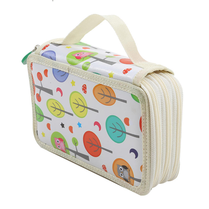 Многосекционный красочный студенческий пенал-бокс для карандашей и маркеров большой вместимости, для эскизов и рисования, для кистей, канцелярский