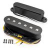 Musiclily Pro Alnico 5 Single Coil Neck and Bridge PU Set for Telecaster Electric Black TL-60S Pickups, (8K/7.3K) Guitars,
