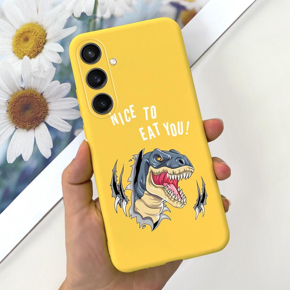 For Samsung Galaxy S23 FE Fashion Sunflower Butterfly Painted Case For Samsung S23FE 5G S 23fe SM-S711B Soft Silicon Jelly Cases