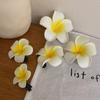 Seaside Vacation Headwear Simulation Flower Hair Clip Bohemian Style Beach Hair Clip  Summer