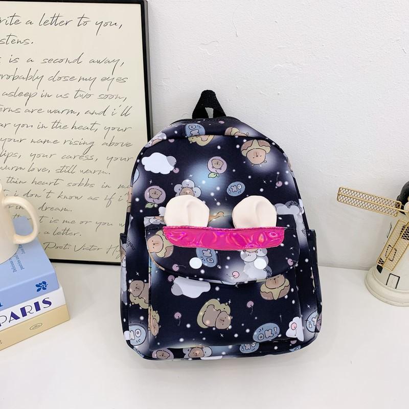 Модный школьный рюкзак, детский рюкзак с мультяшным рисунком, маленький класс, для мальчиков и девочек, повседневный рюкзак для перекуса