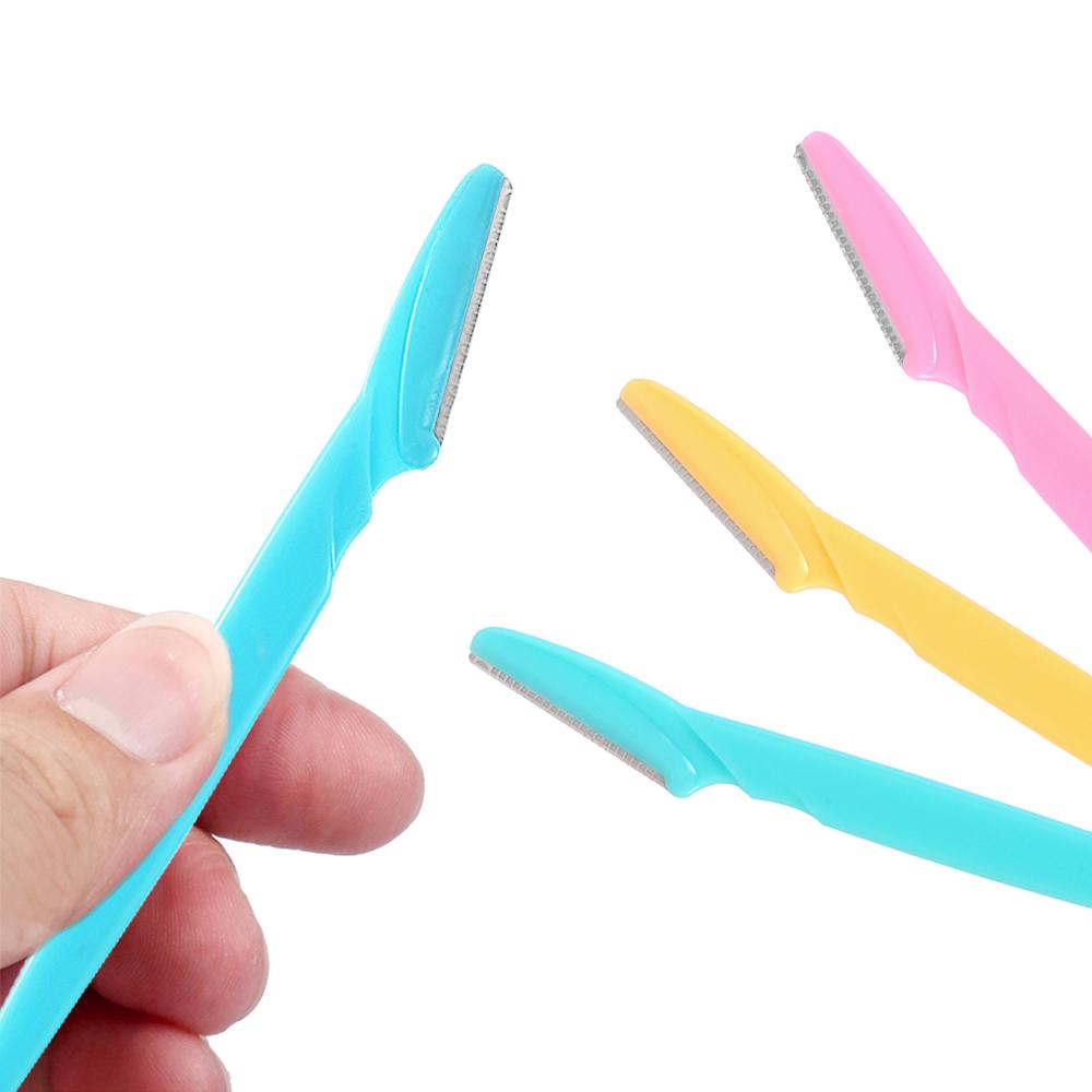 36 шт. бритв для бровей и лица для женщин и мужчин, триммер для волос на бровях, бритвы для лица с защитными крышками, безопасны для начинающих