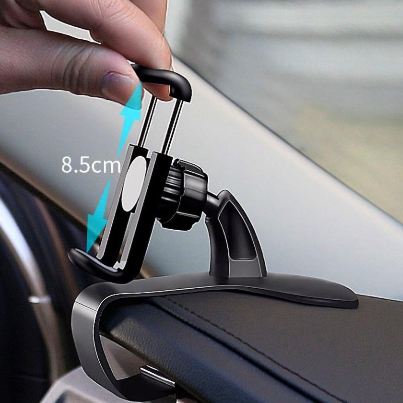 360 Rotation Dashboard Mount Car Phone Holder Stand For iPhone 15 14 13 Pro Max Samsung S24 S23 Xiaomi Redmi Note 12 11 10 Oppo Moto Cellphone Bracket