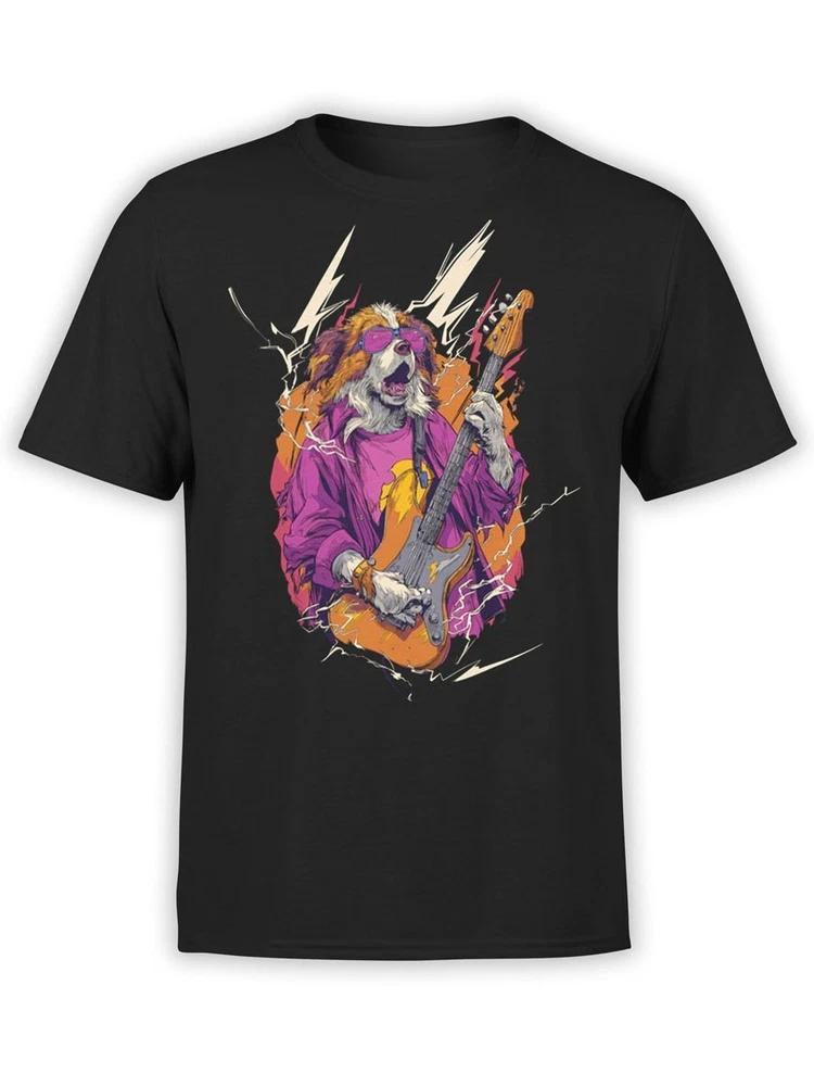 Amped Pup Tshirt Rock Band Dog Tee For Music Lovers With Attitude