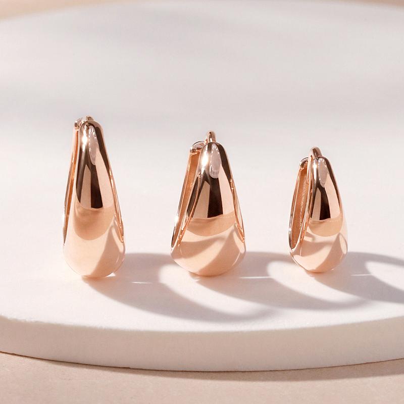 Mcel 14K Blondie Volume Ring Earrings