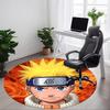 1 шт. Круглый коврик для офиса Naruto, Нескользящий, Мягкий и прочный офисный коврик для декора интерьера, Идеально подходит для офиса, Красивое украшение