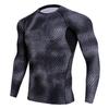 Men's Tight Training Sports Clothes Fitness Running Long-sleeved Shirts T-shirts