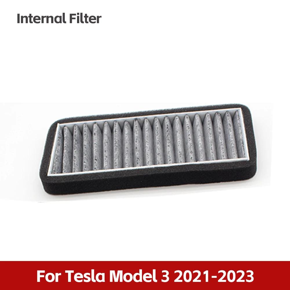 Для Tesla Model 3 2024 автомобильный воздухозаборник фильтр из расплавленной ткани воздушный поток вентиляционная крышка отделка антиблокировочная профилактика впускная крышка