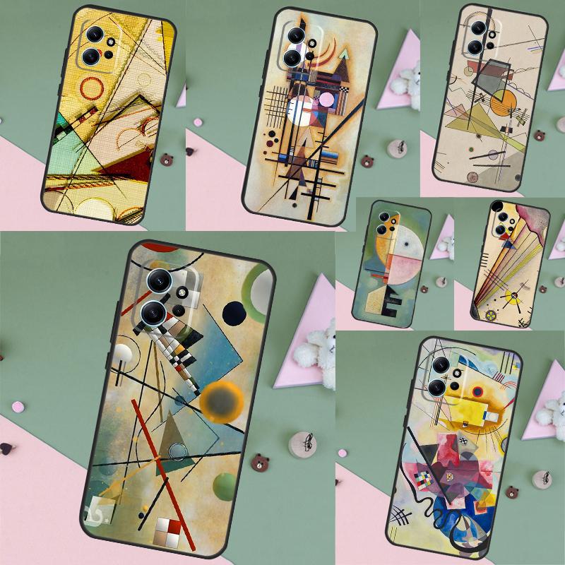 Wassily Kandinsky Abstract Case For Xiaomi Redmi Note 14 Pro 13 12 11 10 15 Pro Plus Redmi 15 C 13 10C 12C 14C 13C Cover