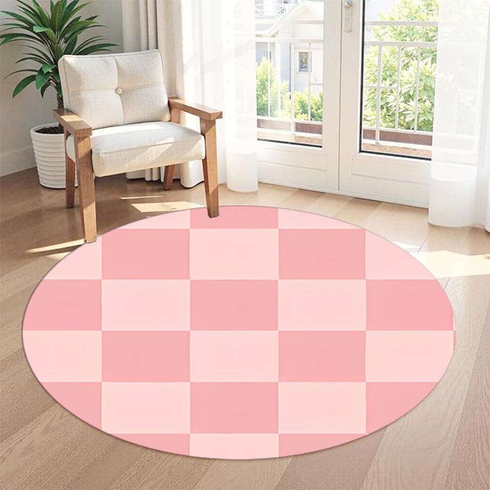 Round Floor Rug Suitable for Entryway Decorate room Playrooms Dining Room Antislip Round Carpet Anime Office Decor Best for Christmas