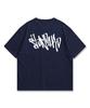 ORIGINALDAY Standard Lettering Short Sleeve T-Shirt Oversized Unisex Navy