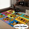 Custom Name Rug Scooby dog Carpet Game rug Area Rug Suitable for Kitchens, Homes, Offices, Living Rooms,Home Decor,Birthday Gift