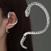 Новые серьги-подвески в форме обвивающейся змеи в стиле панк для мужчин и женщин, винтажные серьги-каффы для женщин, животные, хип-хоп, готический стиль, украшения