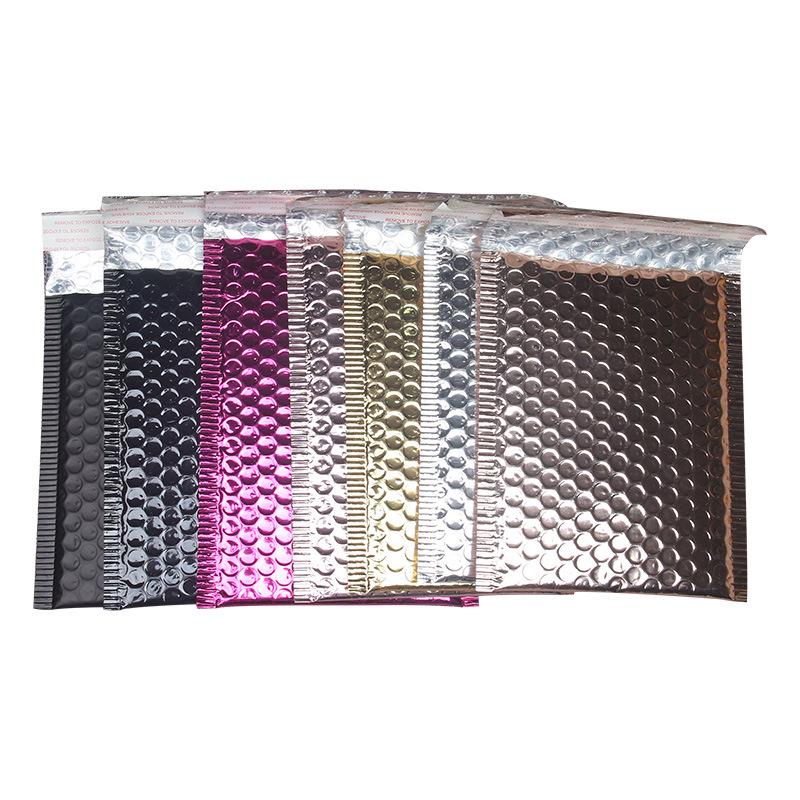 Luxury Laser Aluminized Metal Bubble Bag for Clothing Packaging