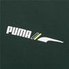 Puma Утепленная мужская куртка с капюшоном на флисовой подкладке с логотипом, верхняя одежда, зелено-зеленый 846528-80