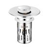 Фильтр для раковины Push Type Wash Basin Sink Drainer с пружинным сердечником, заглушка для волос, запах, универсальный