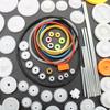 82PCS/Set Plastic Gear Package Kit for Toy Motor Car Robot Various Gear Axle Belt Bushings DIY Gear Assortment Accessories Set
