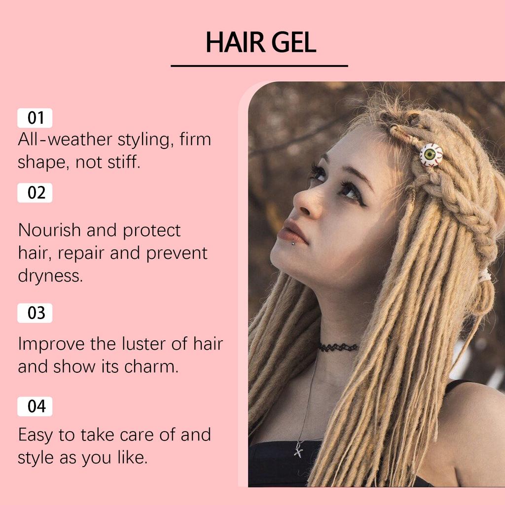 Гель для укладки волос, укладка кос, стойкий освежающий укладочный увлажняющий разглаживающий гель для укладки вьющихся волос.