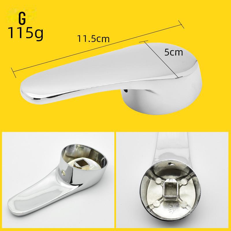 Смеситель для ванной и кухни: Однорычажный смеситель для раковины, душа или ванны — управление горячей/холодной водой.