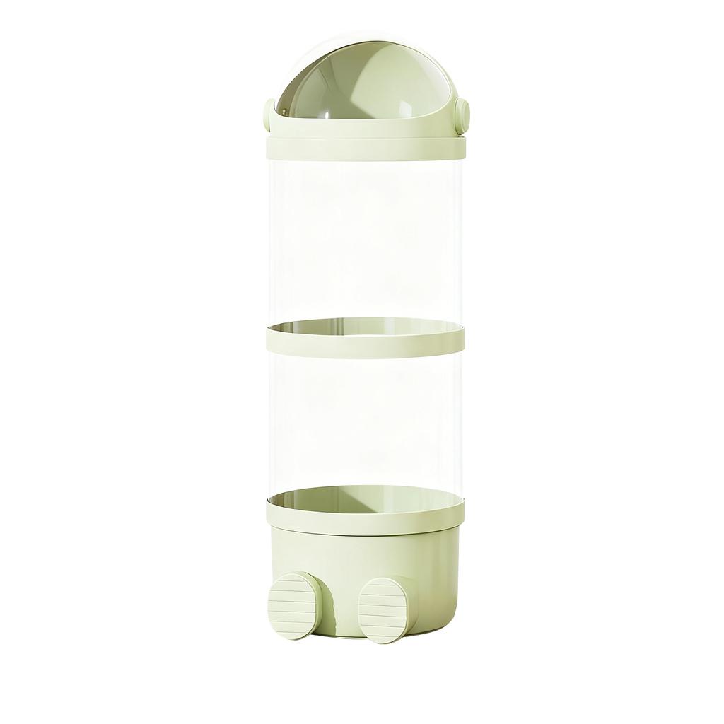 Бежевый Средний Тубус для Хранения Игрушек с Крышкой, Молнией, Для Демонстрации Плюшевых Игрушек в Домашних Комнатах