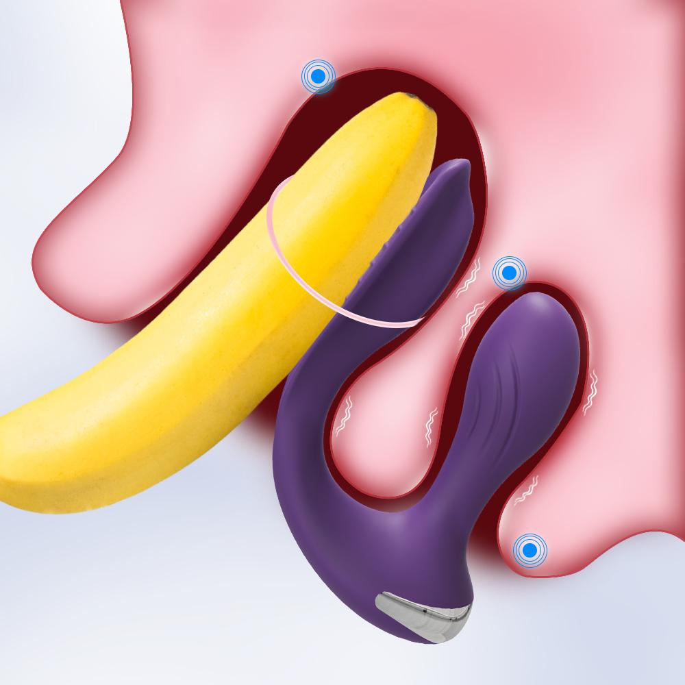 Секс-игрушки Вибратор Женский Пара Двойное проникновение Вагинальный вибратор Дилдо Вибрация Товары для взрослых Сексуальный Взрослый Женский Секс-шоп