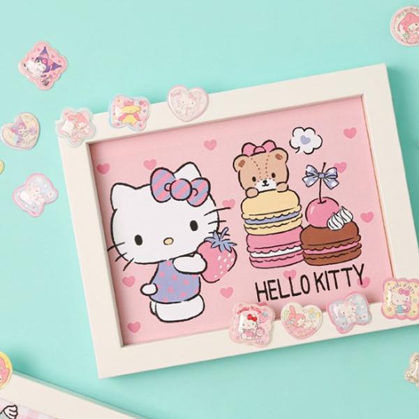 WeDream Sanrio Персонажи Bling Bling 3D наклейки Crafting Play, разноцветные корейские популярные игрушки