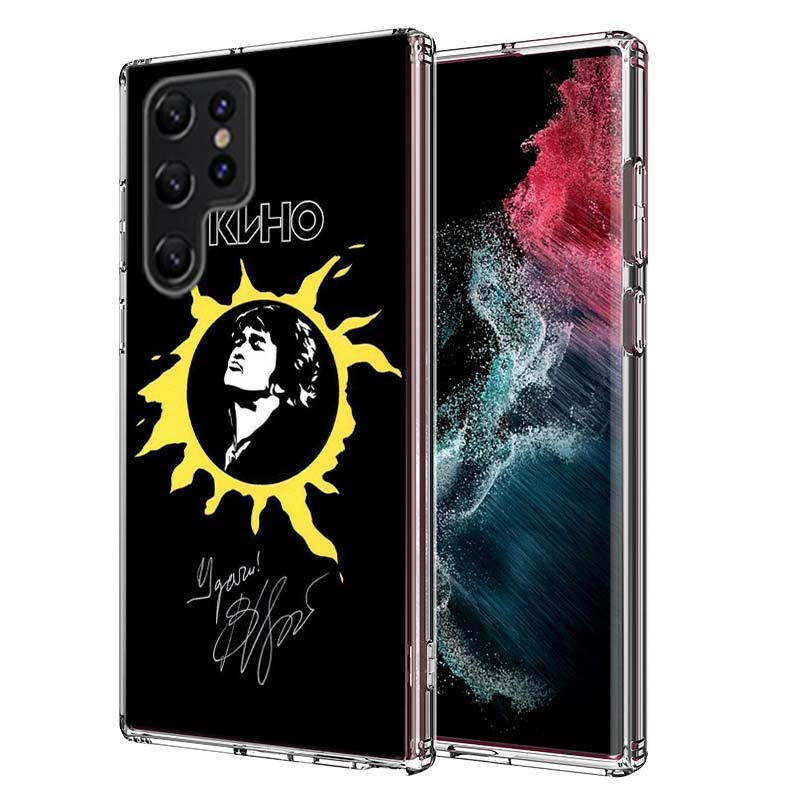 Viktor Tsoi Capa Phone Case For Samsung S26 Ultra S25 Edge Galaxy S23 S21 S20 S24 FE S22 S10 Plus Cover Clear TPU Shell Coque wi