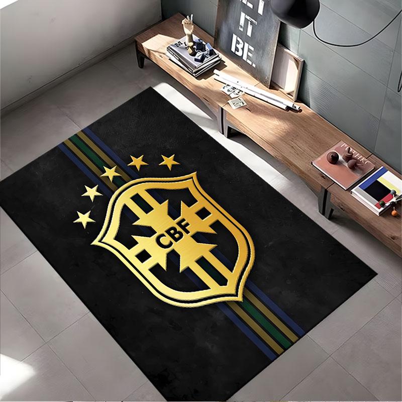 Golden Emblem with CBF Logo suitable as a non-slip mat for the living room or bedroom sofa