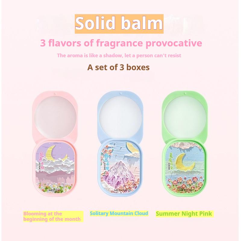 Fragrant Flower Season Solid Balm Kit Solid Body Balm Kit Portable Perfume