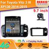 9.7" Vertical Style Tesla Screen Android Car Radio For Toyota Vitz 3 III XP130 2014-2019 Navigation GPS Multimedia Player