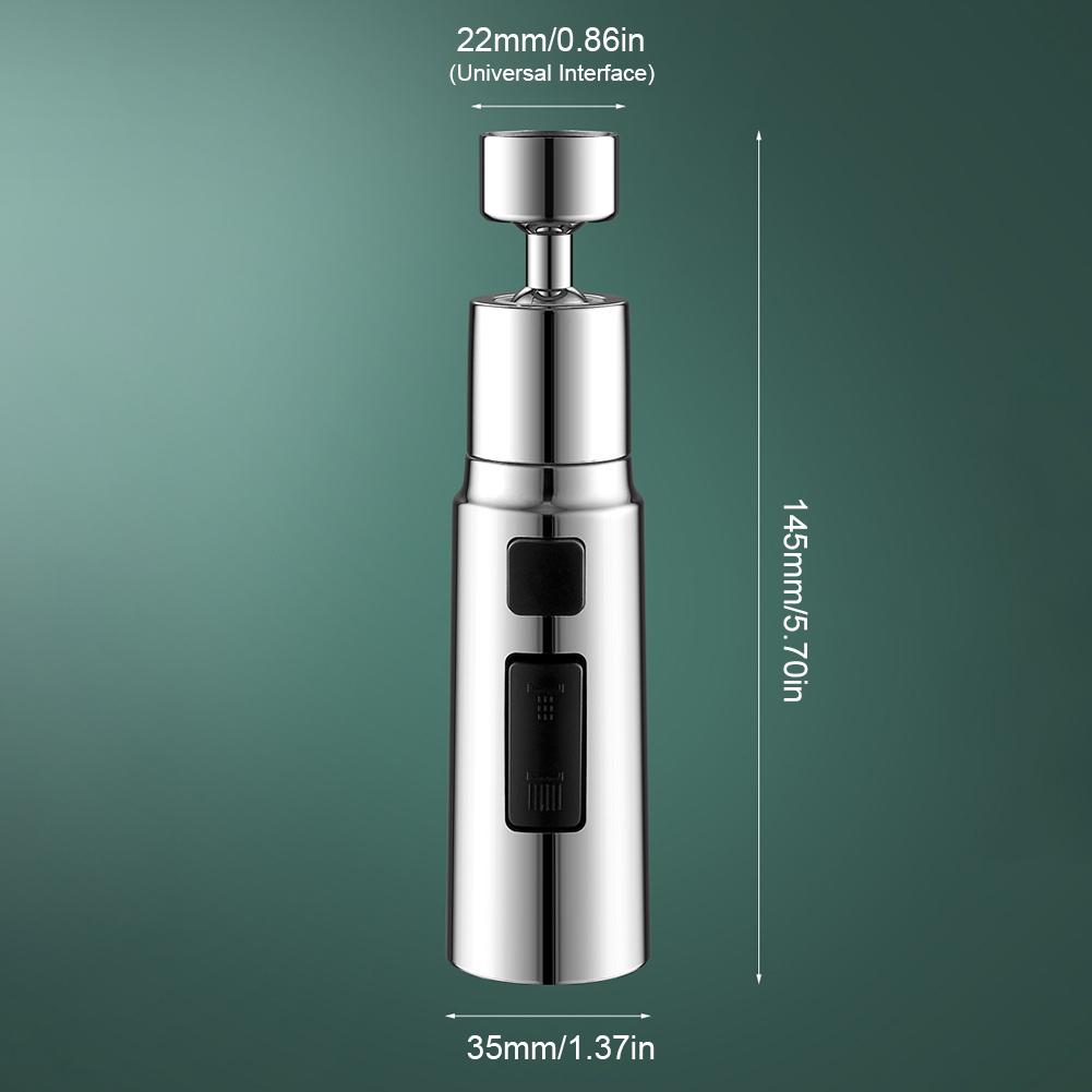 Вращающийся на 360 градусов удлинитель крана, аэратор для кухонного крана, вращающийся носик для воды, насадка для крана для экономии воды для раковины в ванной