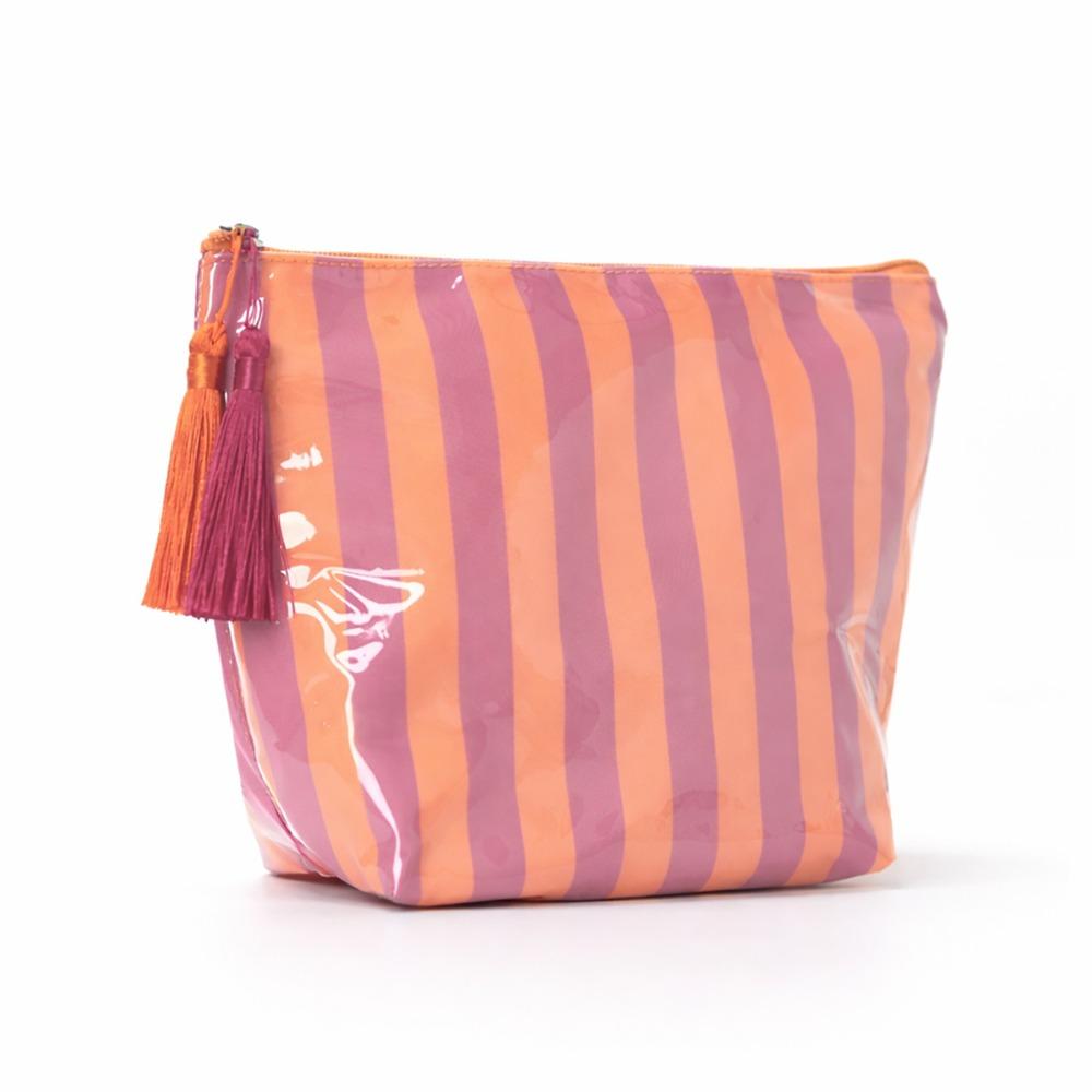 Glossy Toiletry Pouch PVC Makeup Organizer Multipurpose Storage Bag  Women