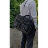Leather Briefcase Men, Laptop Messenger Bags for Men and Women Best Office School College Satchel Bag Leather Office Bag for Men