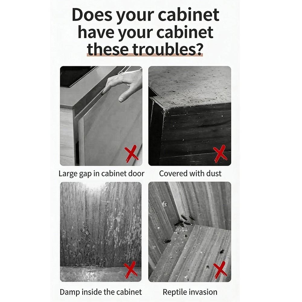 Self-Adhesive Cabinet Door Dust Strips 2.8M Dust-proof Strip New Seal Strip Moisture-proof