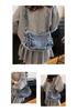 Women's Large Capacity Denim Crossbody Bag - Trendy Retro Shoulder Bag for Casual and Commute