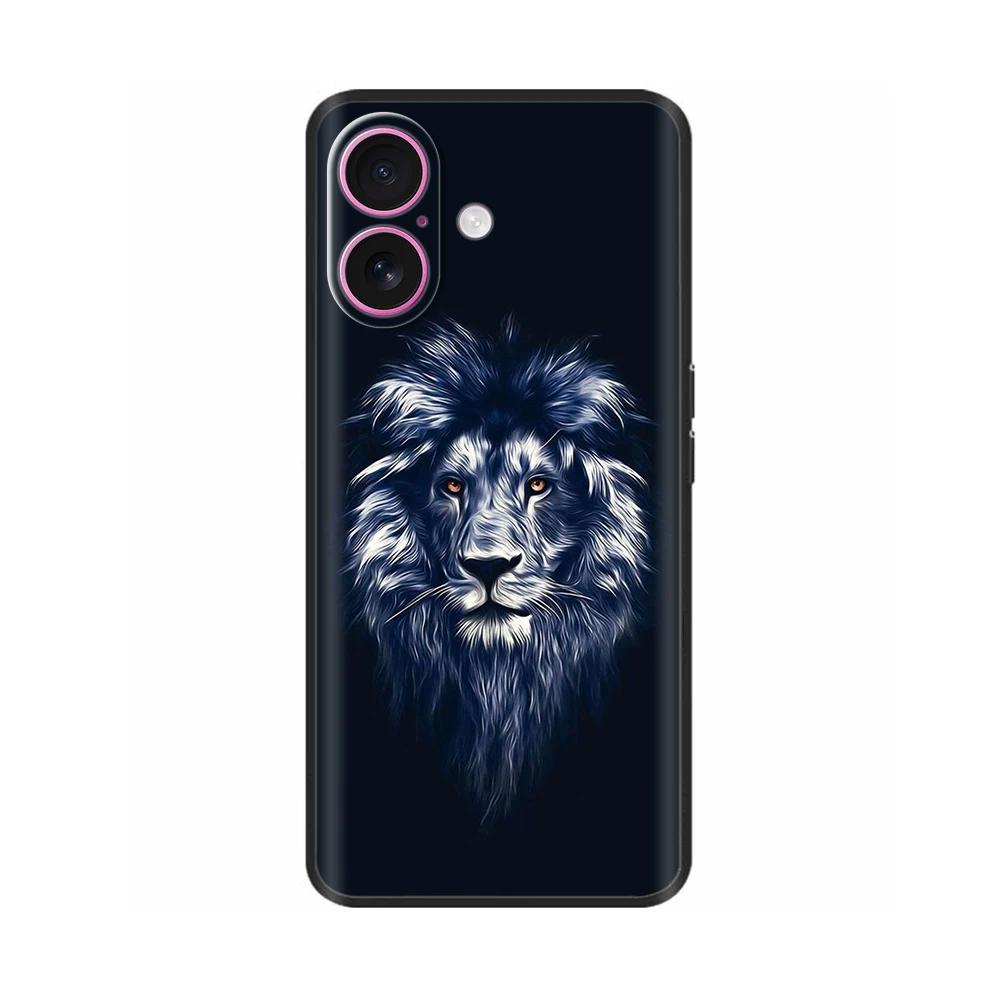 Для iPhone 16 Чехол 16 Pro Силиконовый ТПУ Черный Матовый Чехол для Телефона Для Apple iPhone 16 Pro Max Чехол-Бампер для iPhone16 Plus