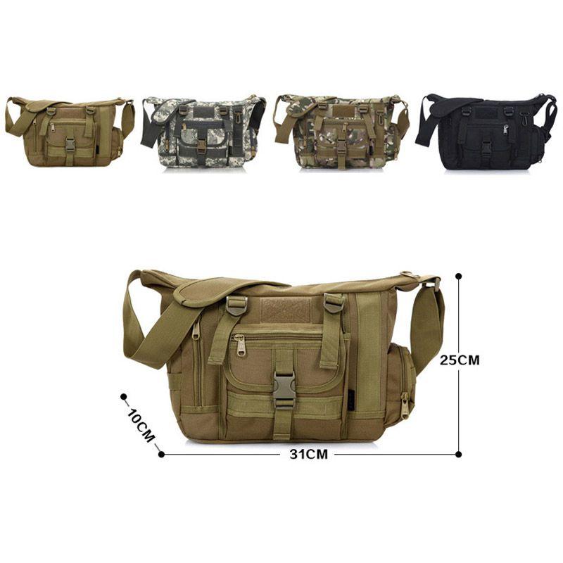 Premium Tactical Shoulder Bag For 12 Inch Laptop With Waterproof 600d Nylon