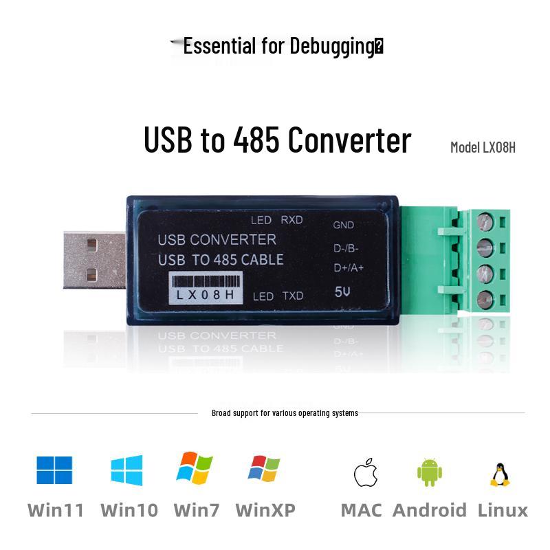 4-Way Serial Port Relay with 485/232 I/O, Industrial Control Modbus Optocoupler