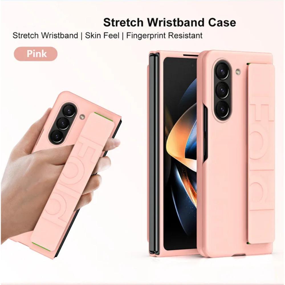 Роскошный чехол-ремешок для запястья для Samsung Galaxy Z Fold 6, защитный чехол для Galaxy Z Fold 5, 4, 3, 2, ударопрочный, цветной, с полной защитой