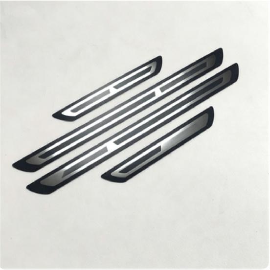 for VW Volkswagen PASSAT B5 B6 B7 B8 Door Sill Scuff Plate Guard Stainless Steel Kick Pedal Sticker Car Accessories Interior Mirrors 6