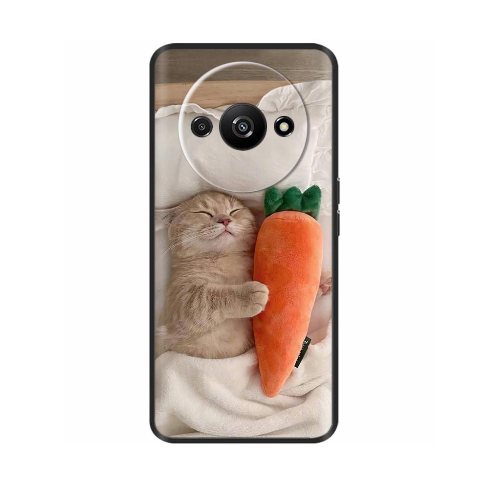 Чехол для телефона для Redmi A3 A3X 4G, мягкий жидкий силикон, полное защитное заднее покрытие для Xiaomi Redmi A3 A 3, защитные funda