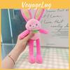 Adorable Rabbit Dopamine Plush Keychain Cute Doll Bag Accessory With Bright Colors