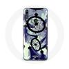 Чехол для Huawei p30 lite Dreamcatcher фиолетово-серый и черный