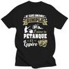 Je Suis Un Mec Simple J Aime La Petanque Et Lapero T Shirt Men Customized Cotton O Neck Gift Comical Spring Tshirt
