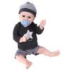 Reborn Boy Doll Lifelike Vinyl Safe Weighted 22 Inch Newborn Baby Doll for 3 Years Old Above