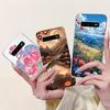 Чехол для Samsung S10 Plus SM-G975F Милый Кавайный Модный Цветочный Роскошный Крутой Расписной Мягкий Чехол для Телефона Samsung Galaxy S10+